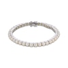 Thumbnail Image 1 of Cultured Pearl Line Bracelet Sterling Silver 7&quot;