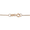 Thumbnail Image 3 of Cultured Pearl & Diamond Accent Flower Necklace 10K Yellow Gold 18&quot;