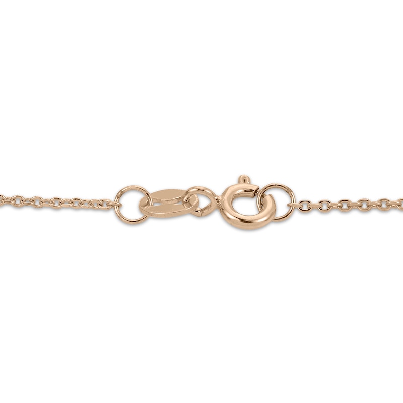 Main Image 3 of Cultured Pearl & Diamond Accent Flower Necklace 10K Yellow Gold 18&quot;