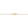 Thumbnail Image 3 of Cultured Pearl & Diamond Swirl Necklace 1/10 ct tw 10K Yellow Gold 18&quot;