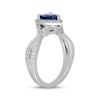 Thumbnail Image 2 of Neil Lane Heart-Shaped Tanzanite & Diamond Halo Engagement Ring 3/8 ct tw 14K White Gold