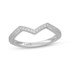Thumbnail Image 4 of Neil Lane Diamond Chevron Wedding Band 1/5 ct tw 14K White Gold