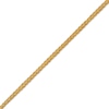 Thumbnail Image 3 of Diamond-Cut Adjustable Wheat Chain Necklace 0.85mm Solid 14K Yellow Gold 22&quot;