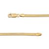 Thumbnail Image 4 of Snake Chain Necklace 3.45mm Semi-Solid 10K Yellow Gold 18&quot;