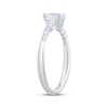 Thumbnail Image 2 of Now + Forever Lab-Grown Diamonds Pear-Shaped Three-Stone Engagement Ring 5/8 ct tw 14K White Gold