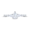 Thumbnail Image 3 of Now + Forever Lab-Grown Diamonds Pear-Shaped Three-Stone Engagement Ring 5/8 ct tw 14K White Gold