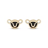 Thumbnail Image 2 of Disney Treasures The Lion King &quot;Simba&quot; Black Onyx Stud Earring Sterling Silver & 10K Yellow Gold