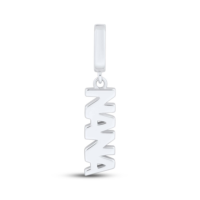 Main Image 1 of Charmed Memories &quot;Nana&quot; Charm Sterling Silver
