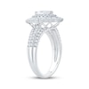 Thumbnail Image 2 of Now + Forever Marquise-Cut Diamond Double Halo Engagement Ring 1-1/2 ct tw 14K White Gold