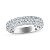 Thumbnail Image 1 of Now + Forever Lab-Grown Diamond Three-Row Anniversary Ring 1 ct tw 10K White Gold