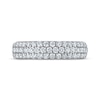 Thumbnail Image 3 of Now + Forever Lab-Grown Diamond Three-Row Anniversary Ring 1 ct tw 10K White Gold