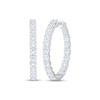 Thumbnail Image 1 of KAY Lab-Grown Diamonds Inside-Out Hoop Earrings 5 ct tw 10K White Gold
