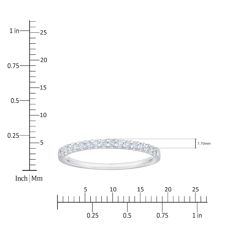 Main Image 4 of Now + Forever Diamond Anniversary Ring 1/6 ct tw Round-cut 10K White Gold