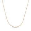 Thumbnail Image 1 of STUDIO BY KAY 2mm Herringbone Chain Necklace 24K Yellow Gold Vermeil Sterling Silver 18"