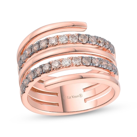 Le Vian Good Karma Diamond Ring 7/8 ct tw 14K Strawberry Gold