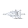 Thumbnail Image 3 of Now + Forever Emerald-Cut, Oval-Cut & Pear-Shaped Lab-Grown Diamond Engagement Ring 2-1/6 ct tw 14K White Gold