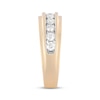 Thumbnail Image 2 of Now + Forever Lab-Grown Diamonds Men's Stepped Wedding Band 1 ct tw 10K Yellow Gold