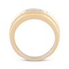 Thumbnail Image 3 of Now + Forever Lab-Grown Diamonds Men's Stepped Wedding Band 1 ct tw 10K Yellow Gold