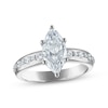 Thumbnail Image 1 of Now + Forever Lab-Grown Diamonds Marquise-Cut Engagement Ring 2-1/4 ct tw 14K White Gold