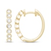 Thumbnail Image 1 of KAY Lab-Grown Diamonds Bezel-Set Hoop Earrings 1/2 ct tw 10K Yellow Gold