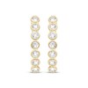 Thumbnail Image 2 of KAY Lab-Grown Diamonds Bezel-Set Hoop Earrings 1/2 ct tw 10K Yellow Gold