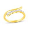 Thumbnail Image 1 of KAY Lab-Grown Diamonds Graduated Claw Ring 1/4 ct tw 10K Yellow Gold