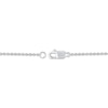 Thumbnail Image 3 of Desert Diamonds Oval-Cut Three-Stone Graduated Drop Necklace 1 ct tw 10K White Gold 18"