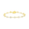 Thumbnail Image 1 of KAY Lab-Grown Diamonds Marquise, Oval, Pear & Emerald-Cut Station Bracelet 3 ct tw 10K Yellow Gold 7"