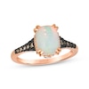 Thumbnail Image 1 of Le Vian Cushion-Cut Opal Ring 1/4 ct tw Diamonds 14K Strawberry Gold
