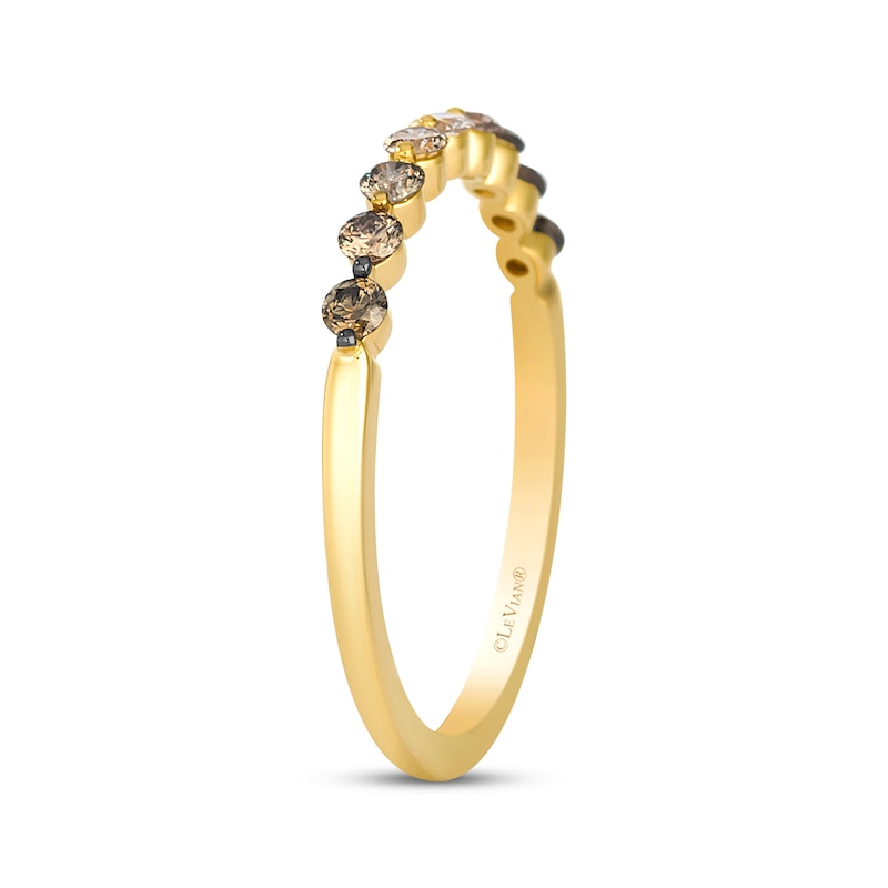 Main Image 2 of Le Vian Desert Diamonds Chocolate Ombré Ring 1/3 ct tw 14K Honey Gold