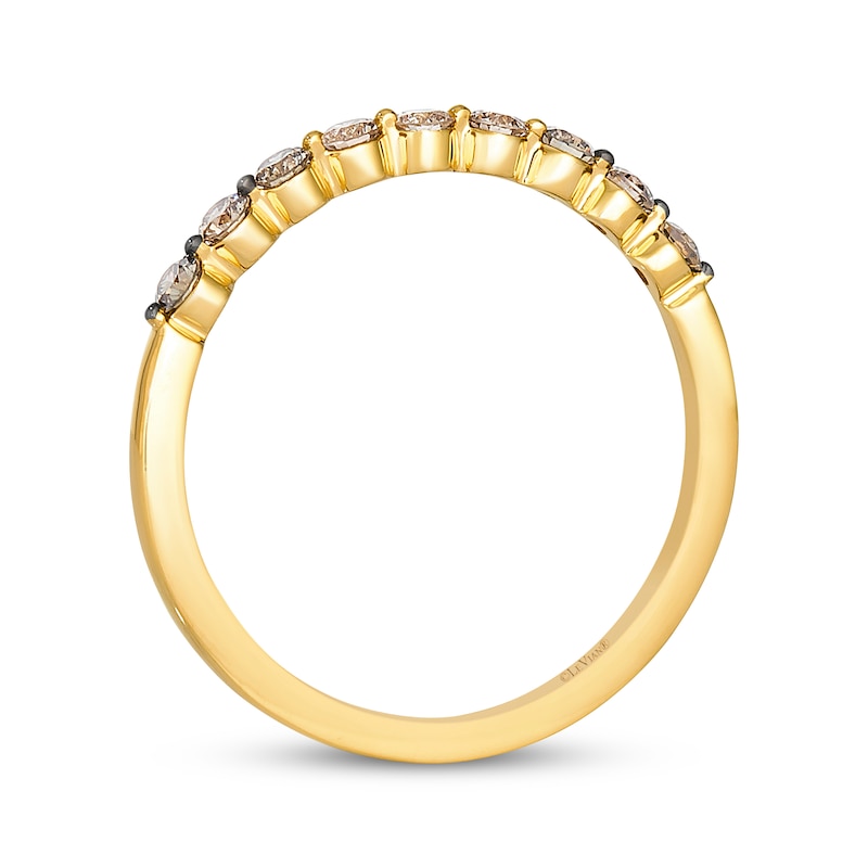 Main Image 3 of Le Vian Desert Diamonds Chocolate Ombré Ring 1/3 ct tw 14K Honey Gold