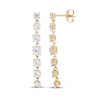 Thumbnail Image 3 of KAY Lab-Grown Diamonds Graduated Drop Earrings 2 ct tw 10K Yellow Gold