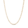 Thumbnail Image 1 of 4mm Figaro Chain Necklace Yellow Ion-Plated Stainless Steel 26"