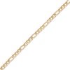 Thumbnail Image 2 of 4mm Figaro Chain Necklace Yellow Ion-Plated Stainless Steel 26"
