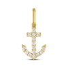 Thumbnail Image 1 of STUDIO BY KAY Lab-Grown Diamond Anchor Charm 1/10 ct tw 24K Yellow Gold Vermeil Sterling Silver