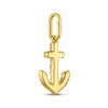 Thumbnail Image 3 of STUDIO BY KAY Lab-Grown Diamond Anchor Charm 1/10 ct tw 24K Yellow Gold Vermeil Sterling Silver
