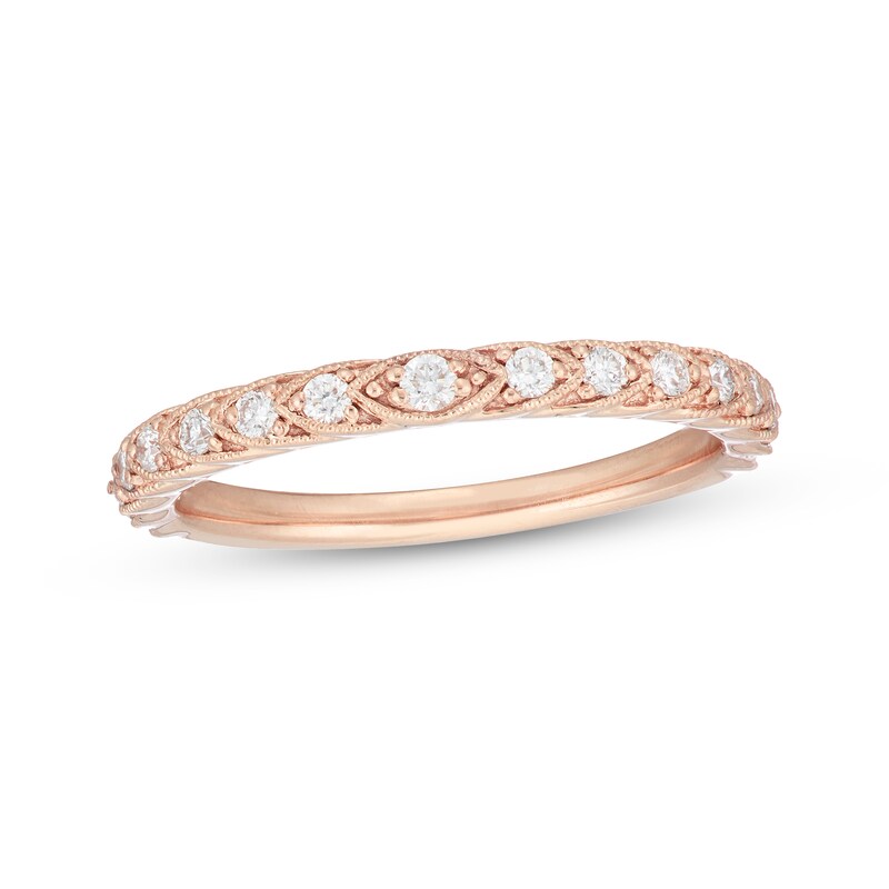 Main Image 1 of Neil Lane Diamond Wedding Band 1/4 ct tw 14K Rose Gold