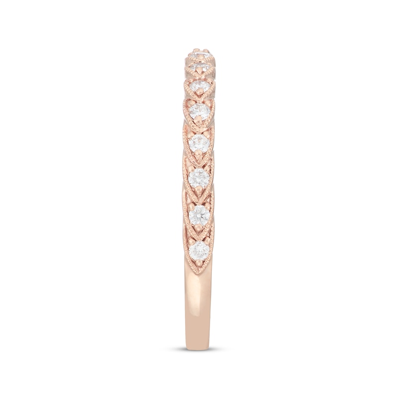 Main Image 2 of Neil Lane Diamond Wedding Band 1/4 ct tw 14K Rose Gold