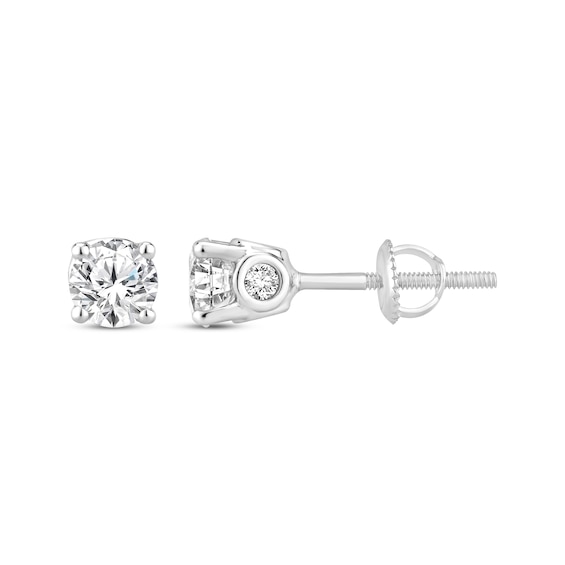 Kay Diamond Stud Earrings 10K White Gold 1 ct tw