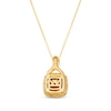 Thumbnail Image 3 of Le Vian Chocolate Twist Quartz Necklace 1/5 ct tw Diamonds 14K Honey Gold 19&quot;