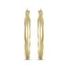 Thumbnail Image 2 of Polished Twist Hoop Earrings 14K Yellow Gold 20mm