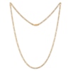 Thumbnail Image 1 of Figaro Chain Necklace Hollow 10K Yellow Gold 24&quot;