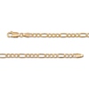 Thumbnail Image 3 of Hollow Figaro Chain Necklace 10K Yellow Gold 24"