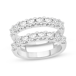 Now + Forever Lab-Grown Diamonds Enhancer Ring 2 ct tw 14K White Gold