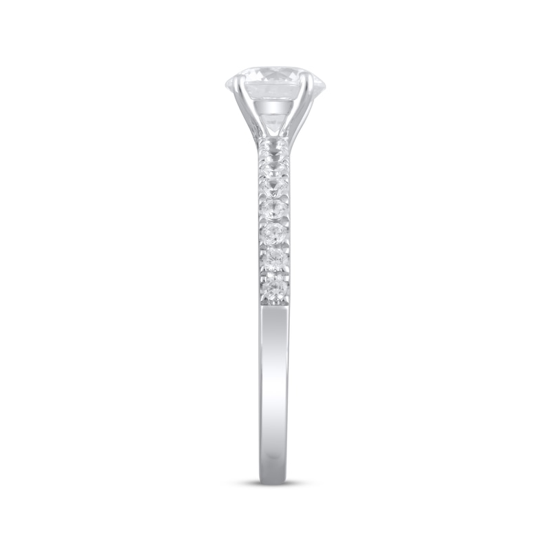 Main Image 2 of Now + Forever Lab-Grown Diamonds Round-Cut Engagement Ring 1-1/4 ct tw 14K White Gold