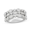Thumbnail Image 1 of Neil Lane Artistry Baguette, Pear, Marquise & Round-cut Lab-Grown Diamond Anniversary Band 3 ct tw 14K White Gold