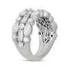 Thumbnail Image 2 of Neil Lane Artistry Baguette, Pear, Marquise & Round-cut Lab-Grown Diamond Anniversary Band 3 ct tw 14K White Gold