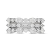 Thumbnail Image 3 of Neil Lane Artistry Baguette, Pear, Marquise & Round-cut Lab-Grown Diamond Anniversary Band 3 ct tw 14K White Gold