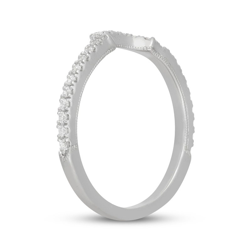 Main Image 2 of Neil Lane Diamond Contour Wedding Band 1/4 ct tw 14K White Gold