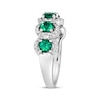 Thumbnail Image 2 of Le Vian Emerald Ring 3/8 ct tw Diamonds Platinum